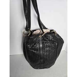 vintage Ganson woven leather shoulder bag